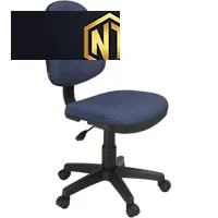 Ghế nhân viên đệm tựa bọc vải, chân ghế bằng nhựa SG550K